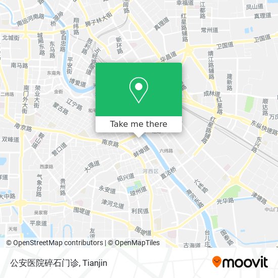 公安医院碎石门诊 map