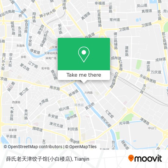 薛氏老天津饺子馆(小白楼店) map