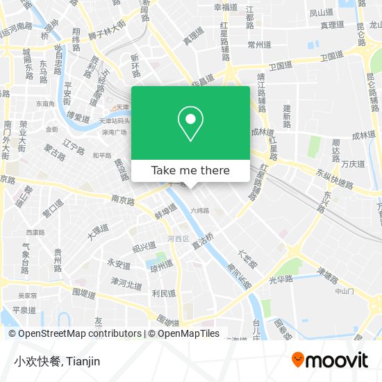 小欢快餐 map