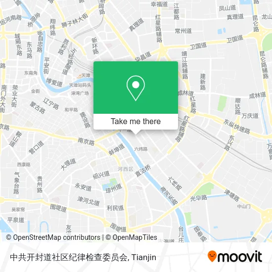 中共开封道社区纪律检查委员会 map