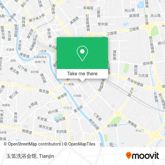 玉笛洗浴会馆 map