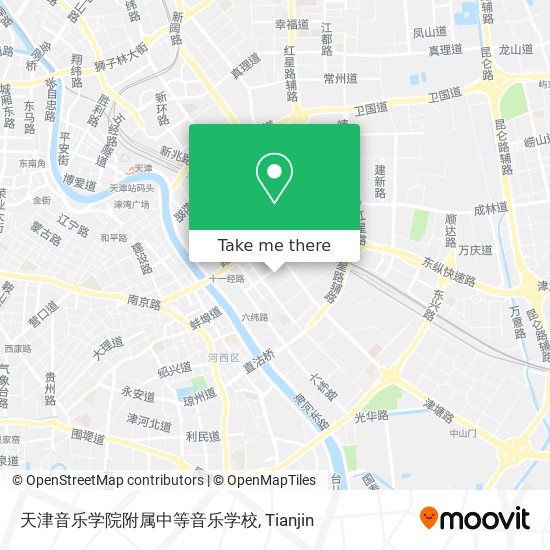 天津音乐学院附属中等音乐学校 map