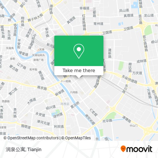 润泉公寓 map