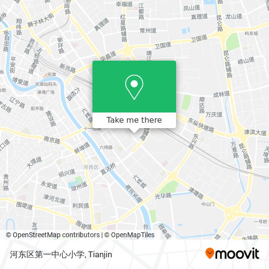 河东区第一中心小学 map