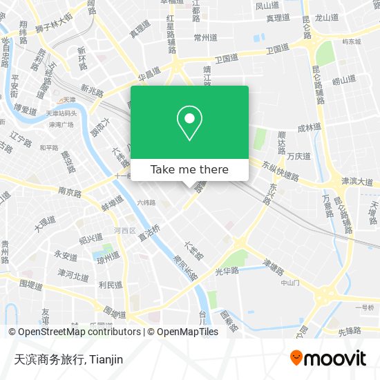 天滨商务旅行 map