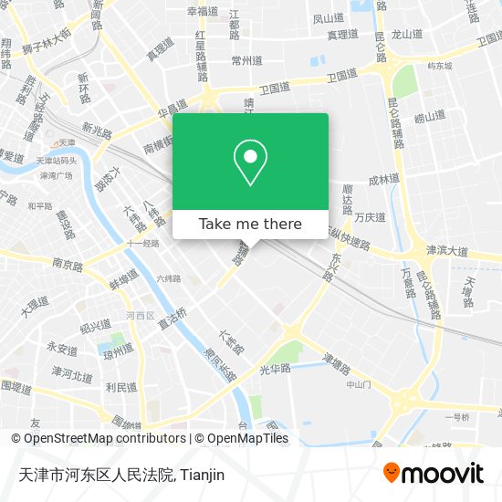 天津市河东区人民法院 map
