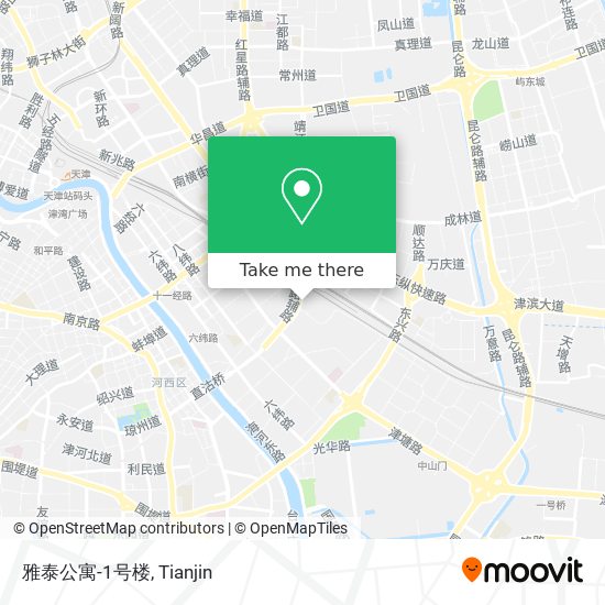 雅泰公寓-1号楼 map