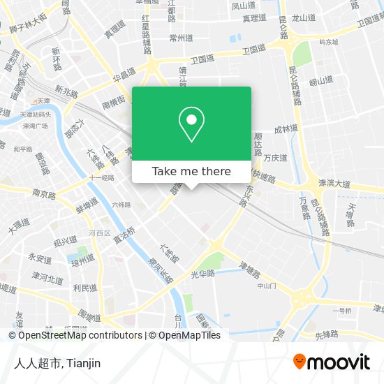 人人超市 map