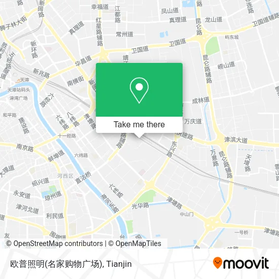 欧普照明(名家购物广场) map