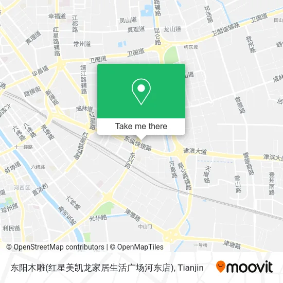 东阳木雕(红星美凯龙家居生活广场河东店) map