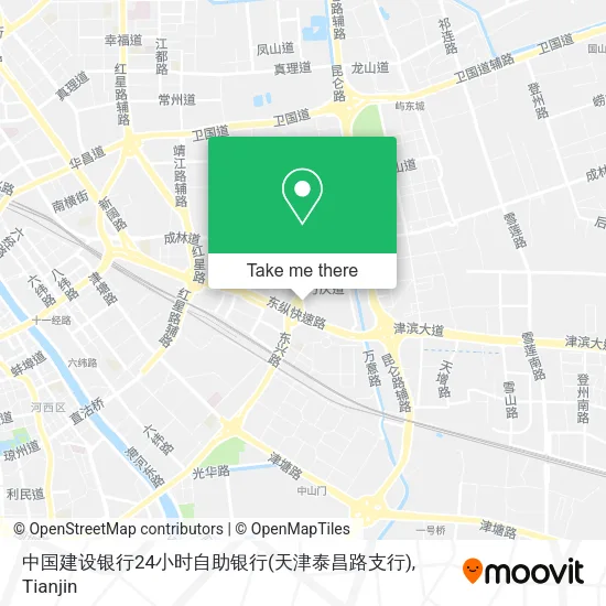 中国建设银行24小时自助银行(天津泰昌路支行) map