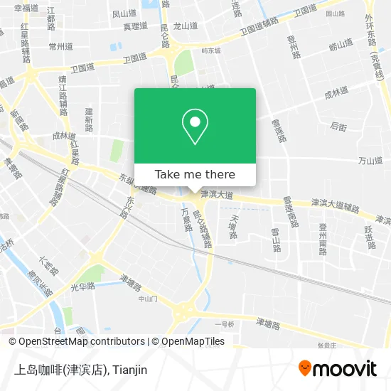 上岛咖啡(津滨店) map