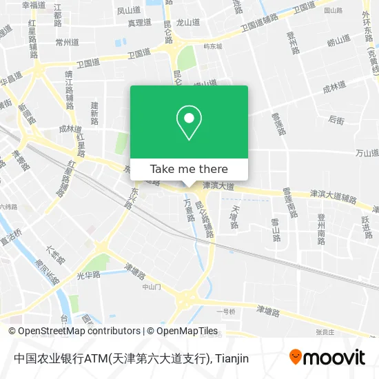 中国农业银行ATM(天津第六大道支行) map