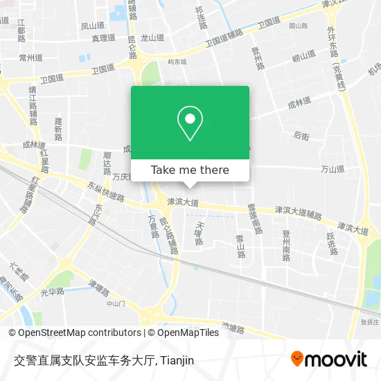 交警直属支队安监车务大厅 map