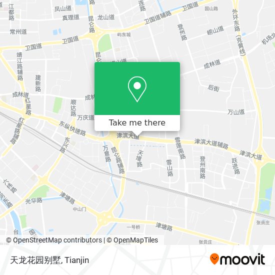 天龙花园别墅 map