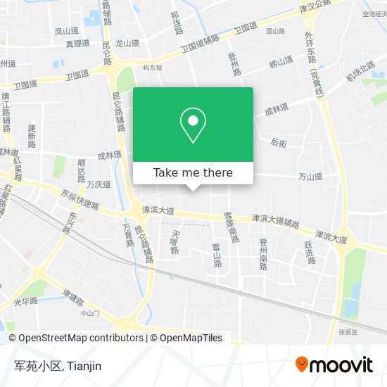 军苑小区 map