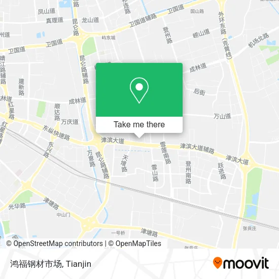 鸿福钢材市场 map