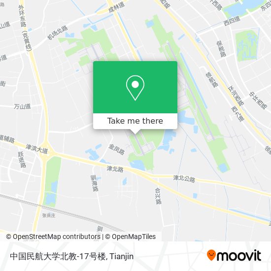 中国民航大学北教-17号楼 map