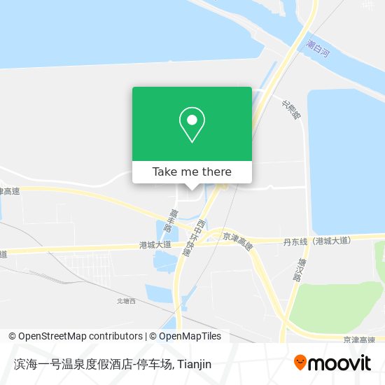 滨海一号温泉度假酒店-停车场 map