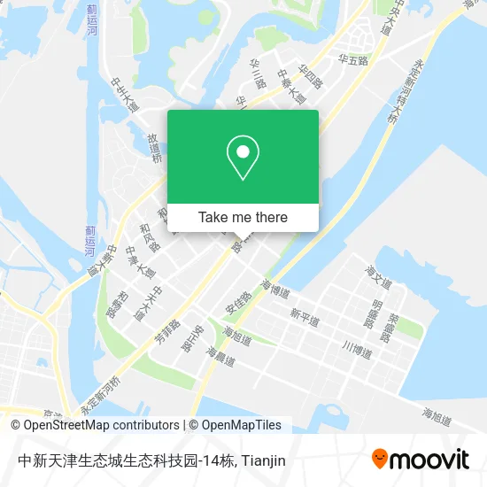 中新天津生态城生态科技园-14栋 map