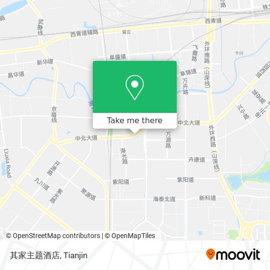 其家主题酒店 map