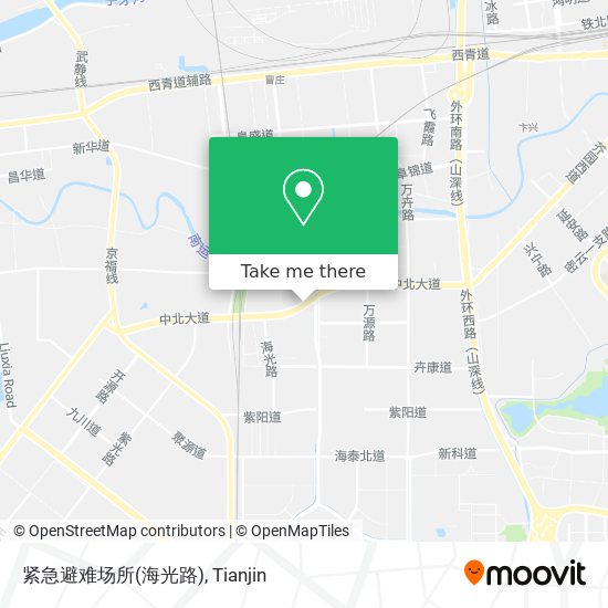 紧急避难场所(海光路) map