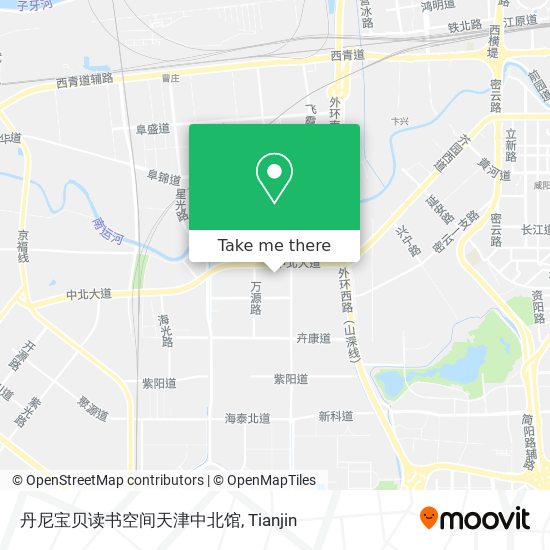 丹尼宝贝读书空间天津中北馆 map