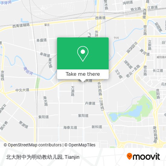 北大附中为明幼教幼儿园 map