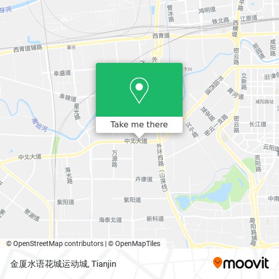 金厦水语花城运动城 map