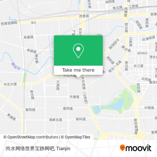 尚水网络世界宝静网吧 map