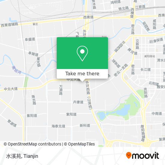 水溪苑 map