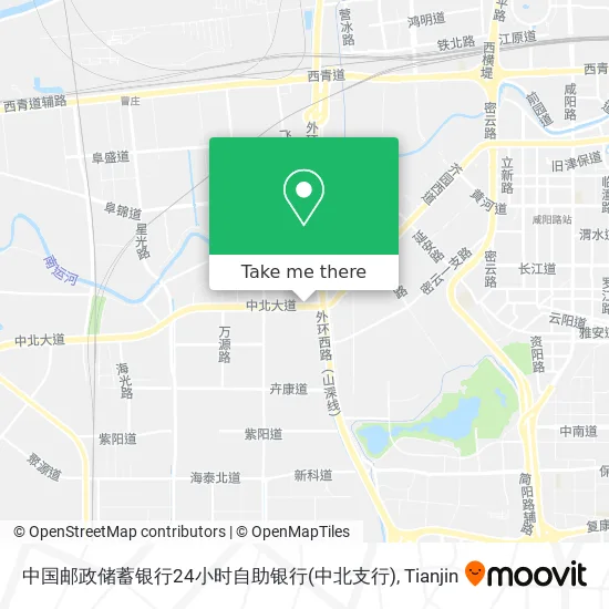 中国邮政储蓄银行24小时自助银行(中北支行) map