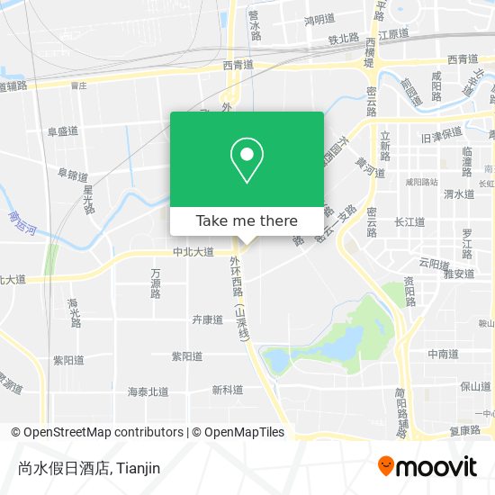 尚水假日酒店 map