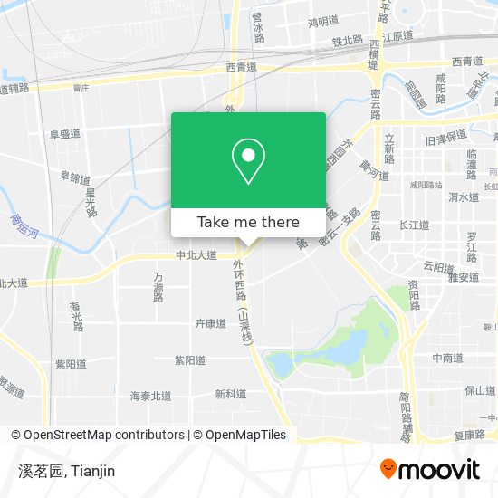 溪茗园 map