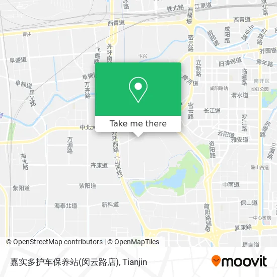 嘉实多护车保养站(闵云路店) map