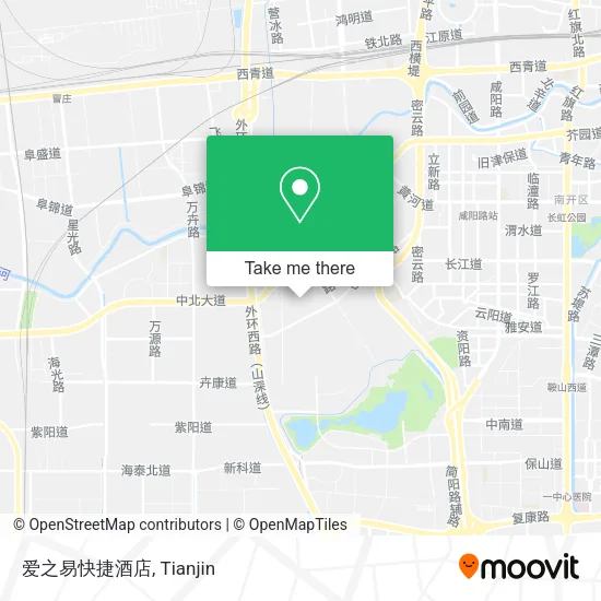 爱之易快捷酒店 map