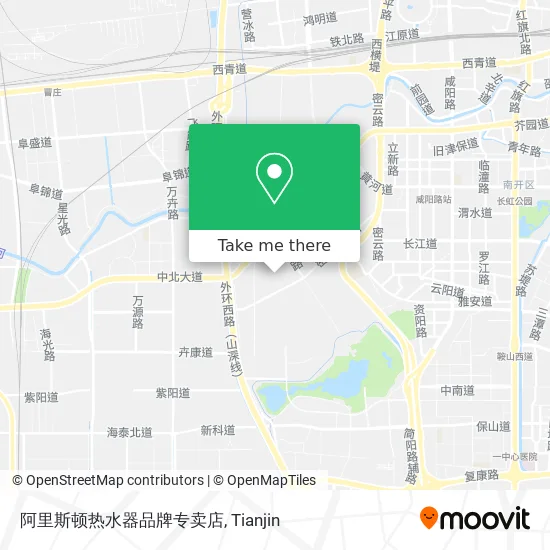 阿里斯顿热水器品牌专卖店 map