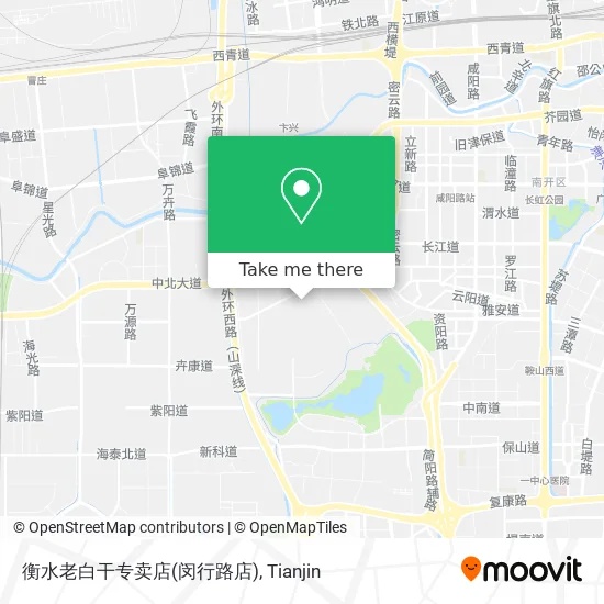 衡水老白干专卖店(闵行路店) map