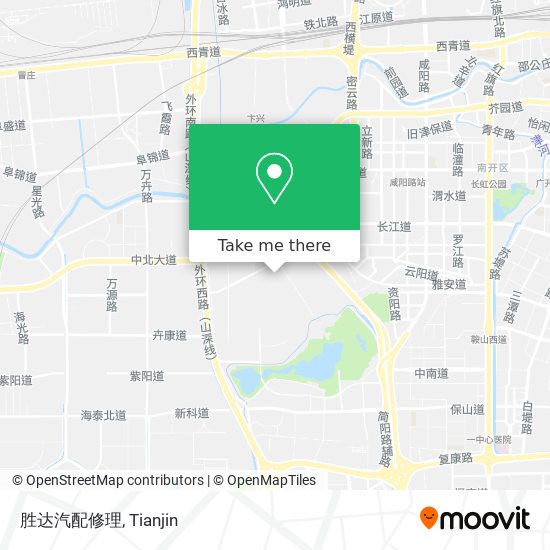胜达汽配修理 map