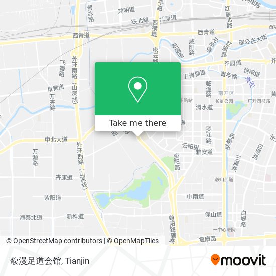 馥漫足道会馆 map