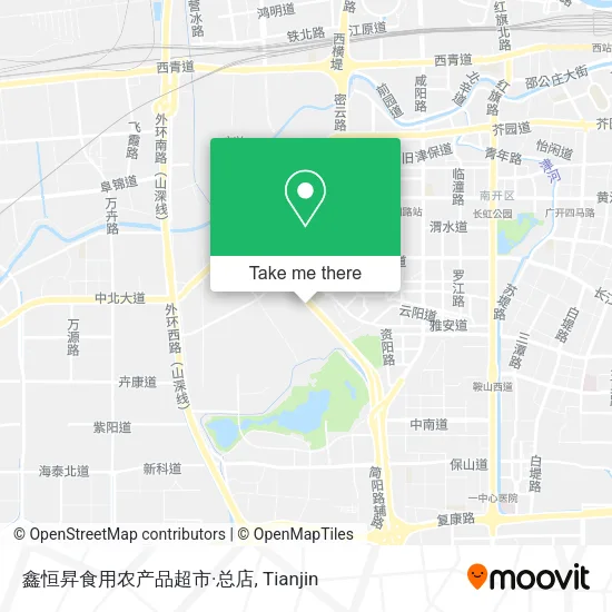 鑫恒昇食用农产品超市·总店 map