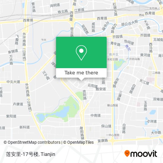 莲安里-17号楼 map