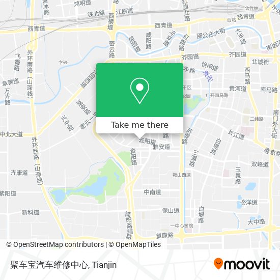 聚车宝汽车维修中心 map