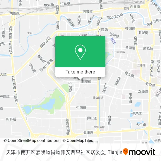 天津市南开区嘉陵道街道雅安西里社区居委会 map
