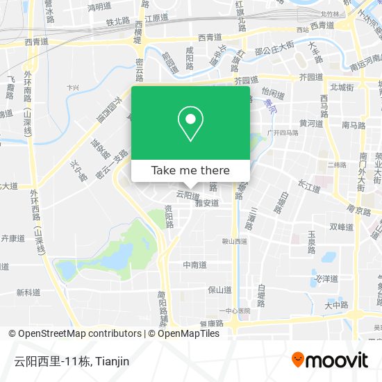 云阳西里-11栋 map