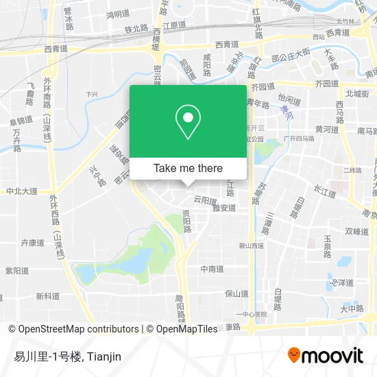 易川里-1号楼 map