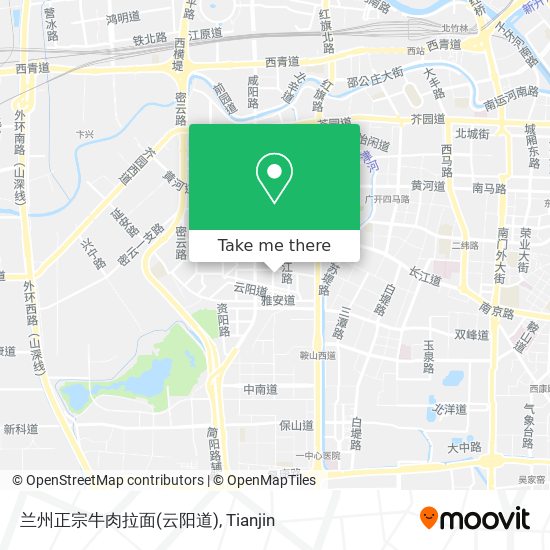 兰州正宗牛肉拉面(云阳道) map