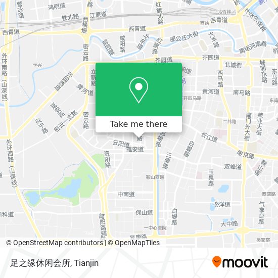 足之缘休闲会所 map