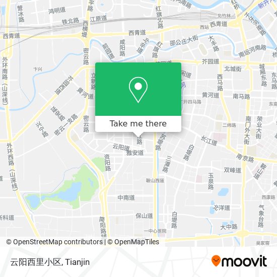 云阳西里小区 map