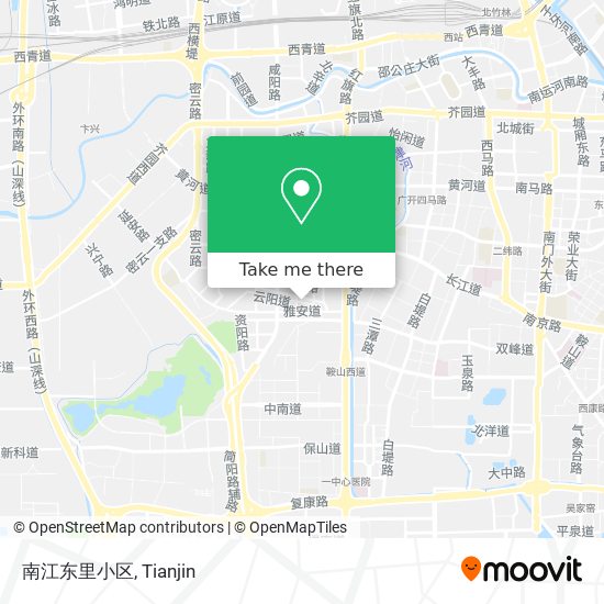 南江东里小区 map
